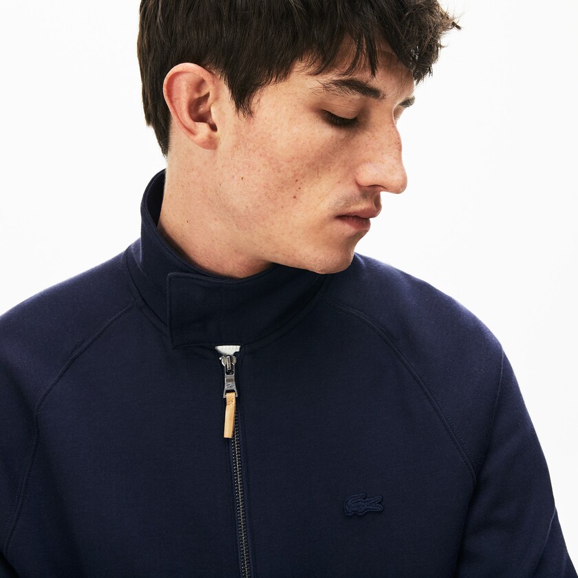 Moletons Lacoste Masculino Azul Marinho Azuis Caqui Verdes Zippered Solid GC7-18091F3