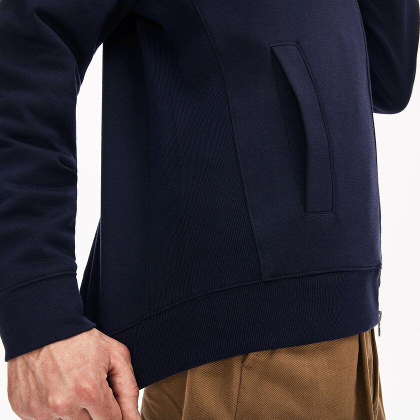 Moletons Lacoste Masculino Azul Marinho Azuis Caqui Verdes Zippered Solid GC7-18091F3