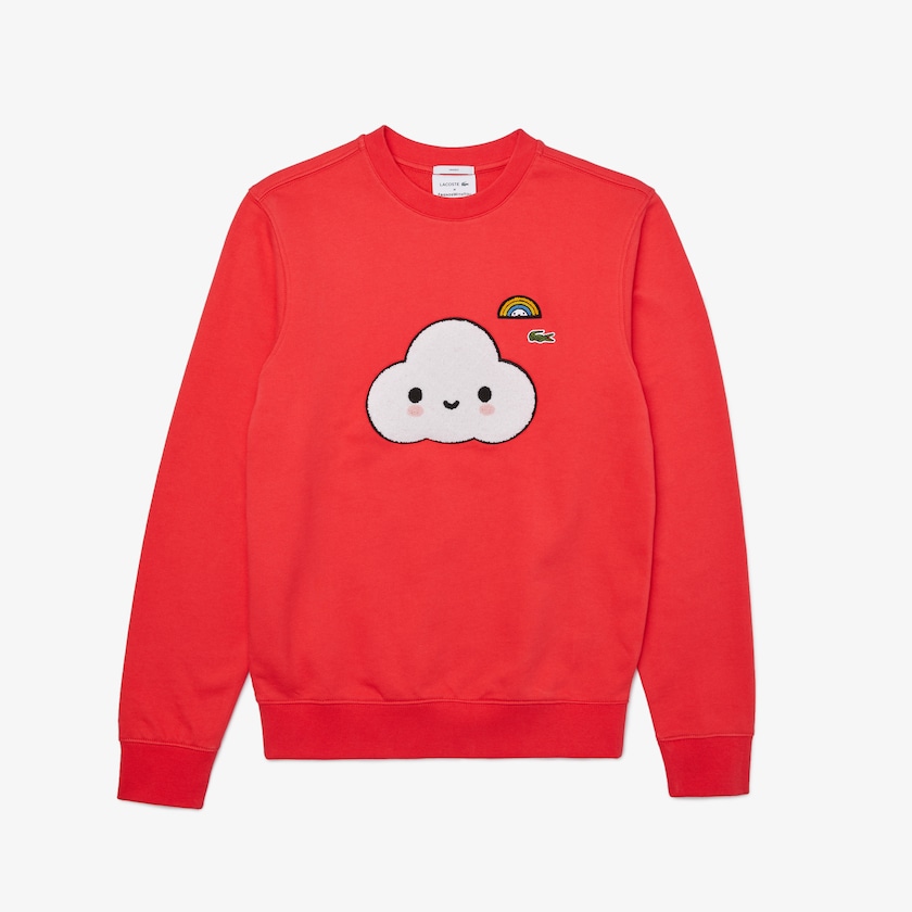 Moletons Lacoste Feminino Vermelhas x FriendsWithYou Print PJ0-04750D2