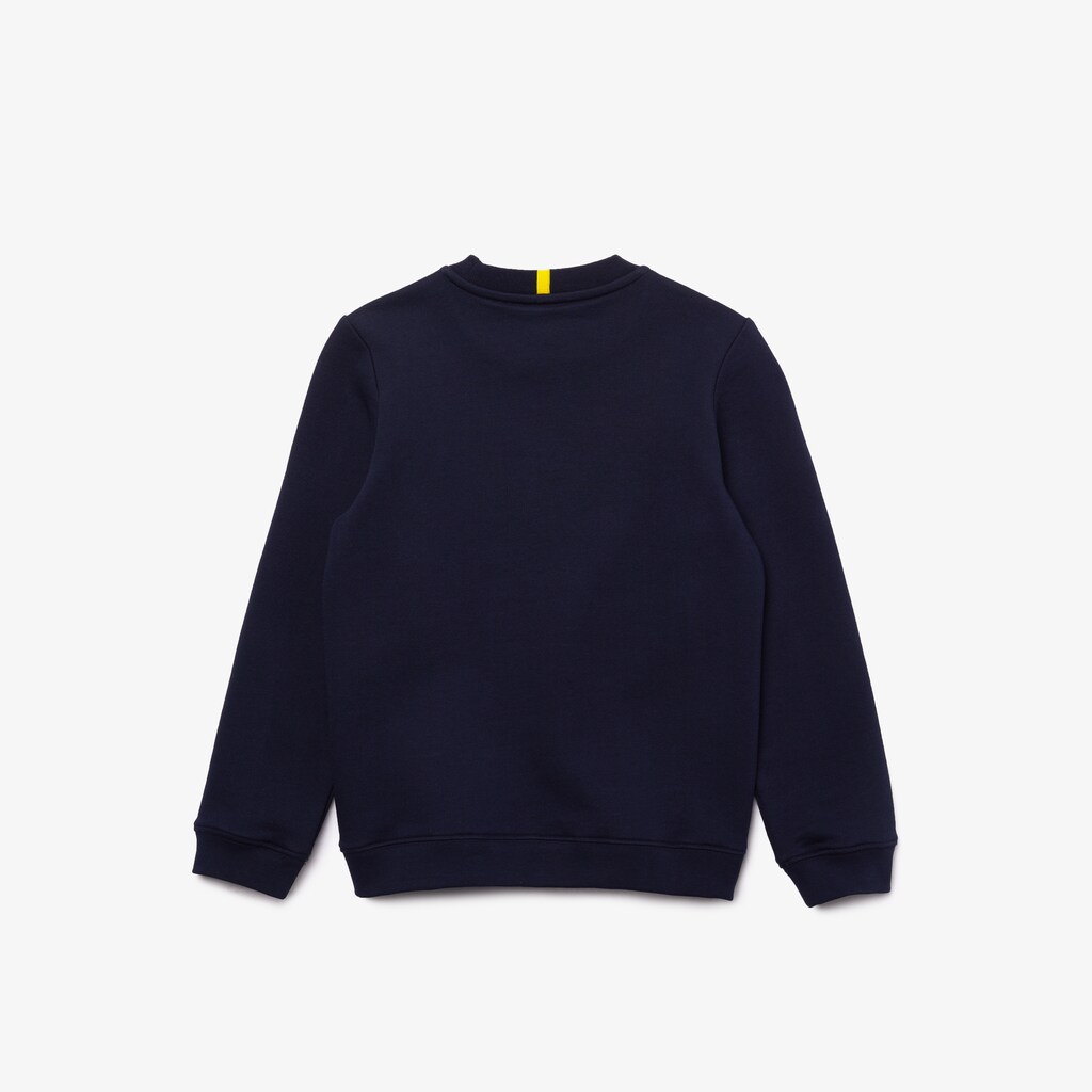 Moletons Lacoste Criança Azul Marinho Azuis Branco x National Geographic Fleece KO9-16881U8