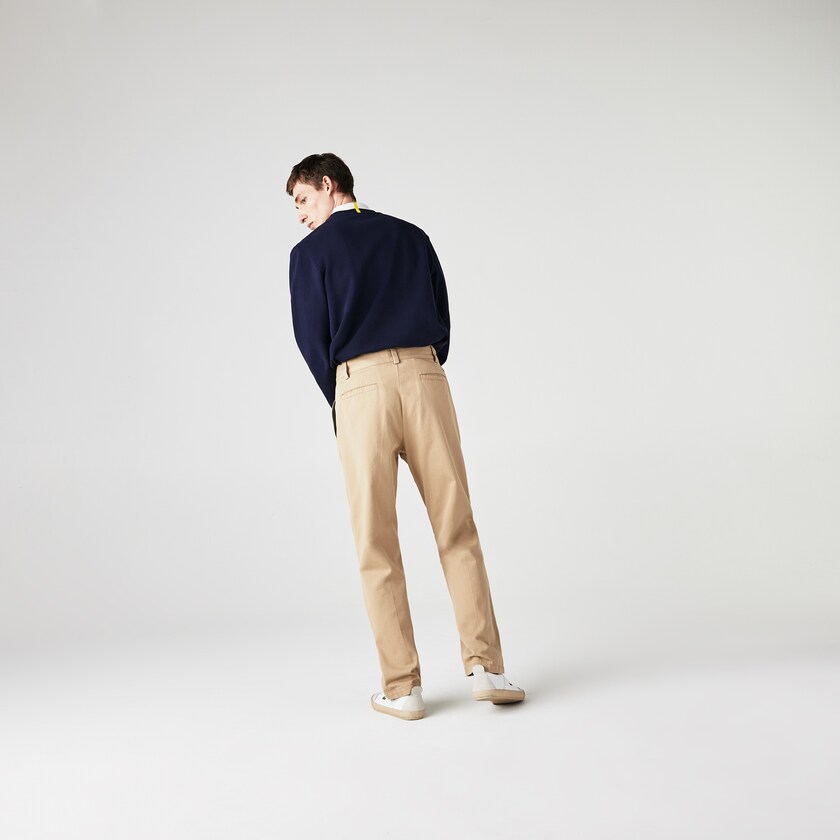 Moletons Lacoste Masculino Azul Marinho Azuis Branco x National Geographic Organic Cotton CF4-55455U2