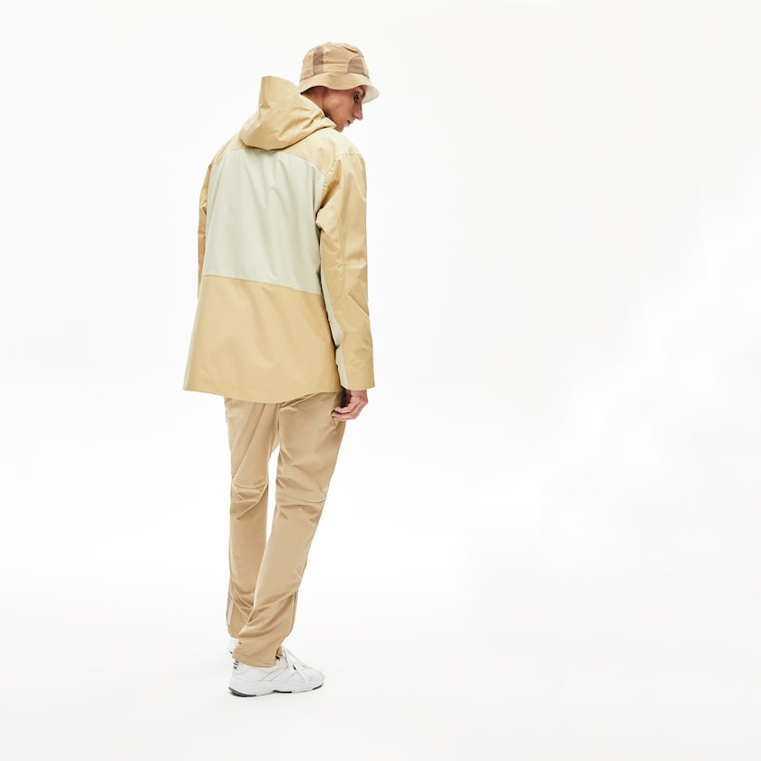 Parka Jackets Lacoste Masculino Bege Cinzentas Motion Lightweight Quilted Short OW1-94809Y8