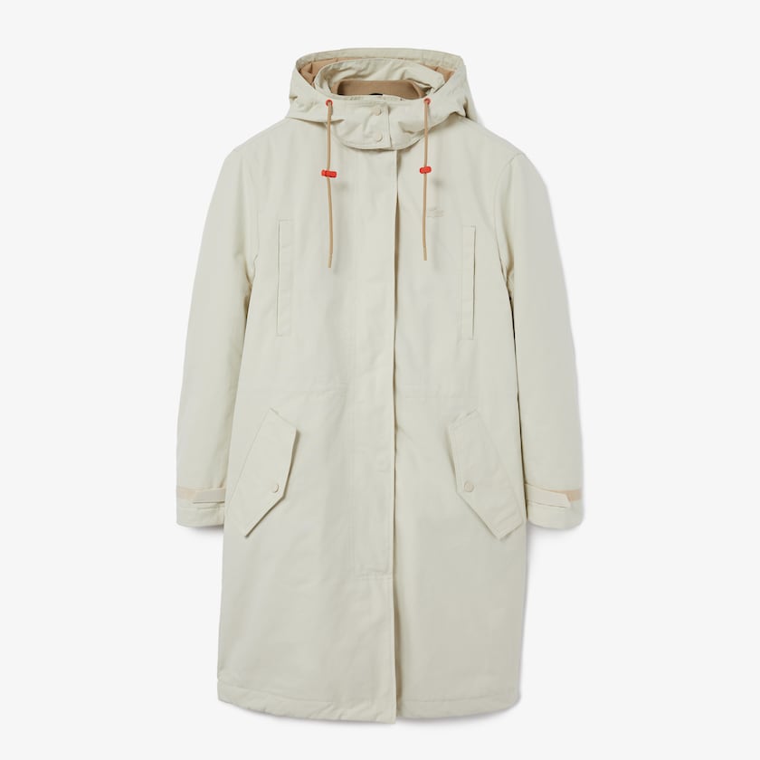 Parka Jackets Lacoste Feminino Bege Quilted Interior Jacket 2-in-1 IN9-28222M9