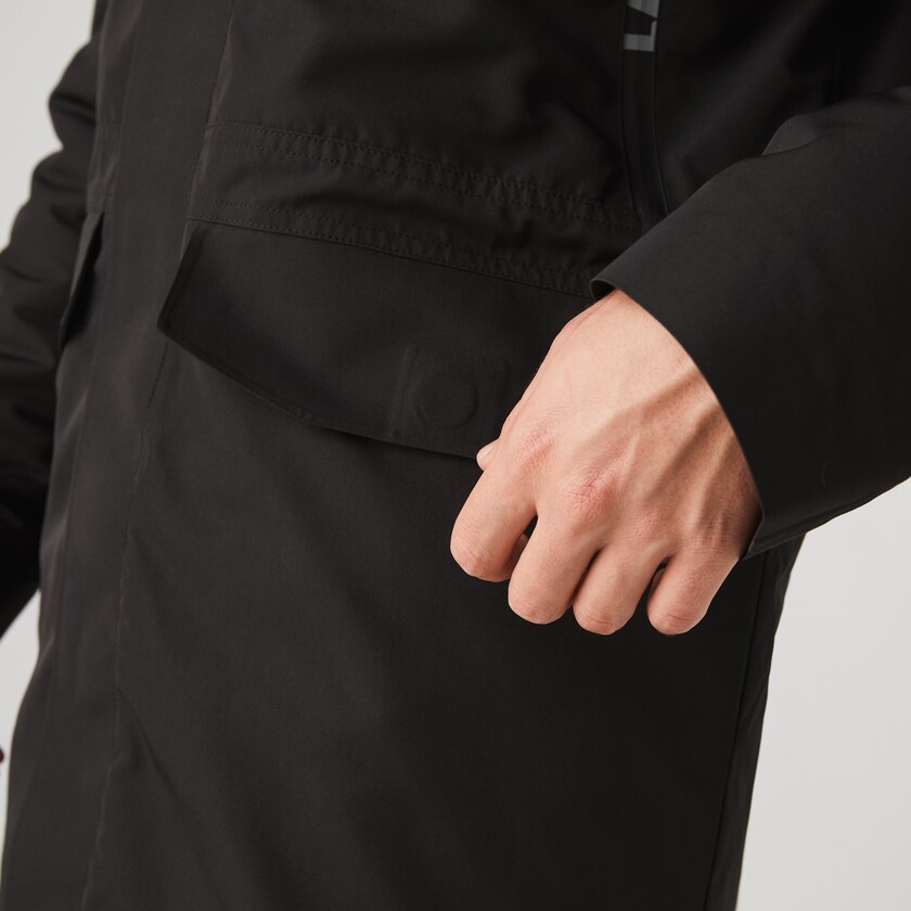 Parka Jackets Lacoste Masculino Pretas SPORT Hooded Quilted MC0-20922E9
