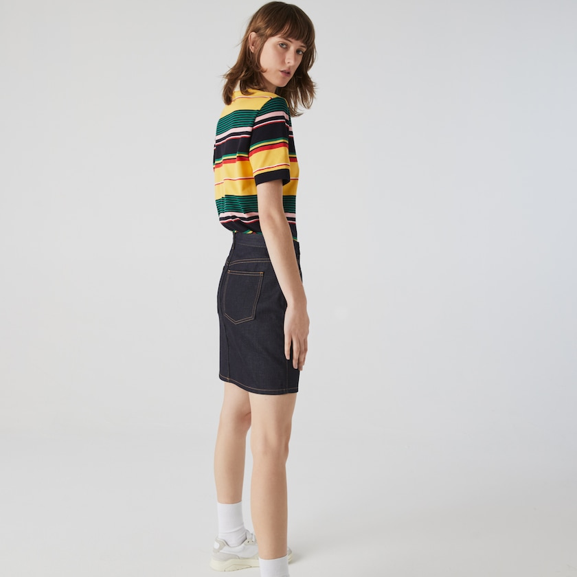 Saias Lacoste Feminino Azuis LIVE Dark Denim Mini ML8-03530K0