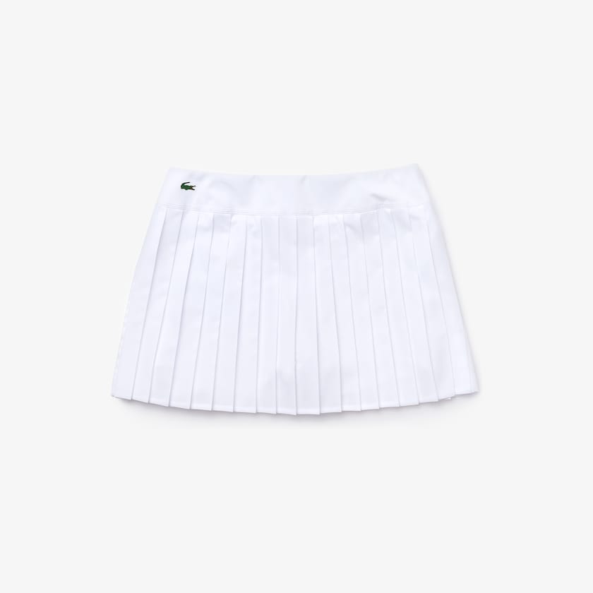 Saias Lacoste Feminino Branco SPORT Ultra Dry Pleated Tennis XU7-83008D6