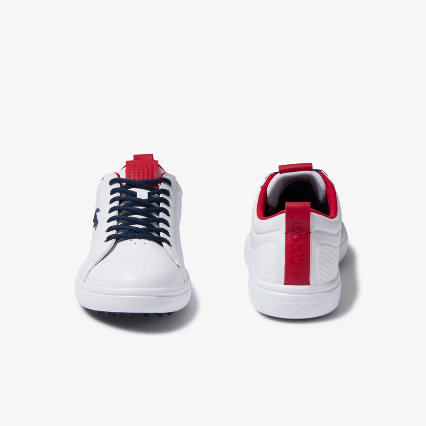 Sapatos De Golfe Lacoste Masculino Branco Bege G Elite Synthetic QQ6-60216L4