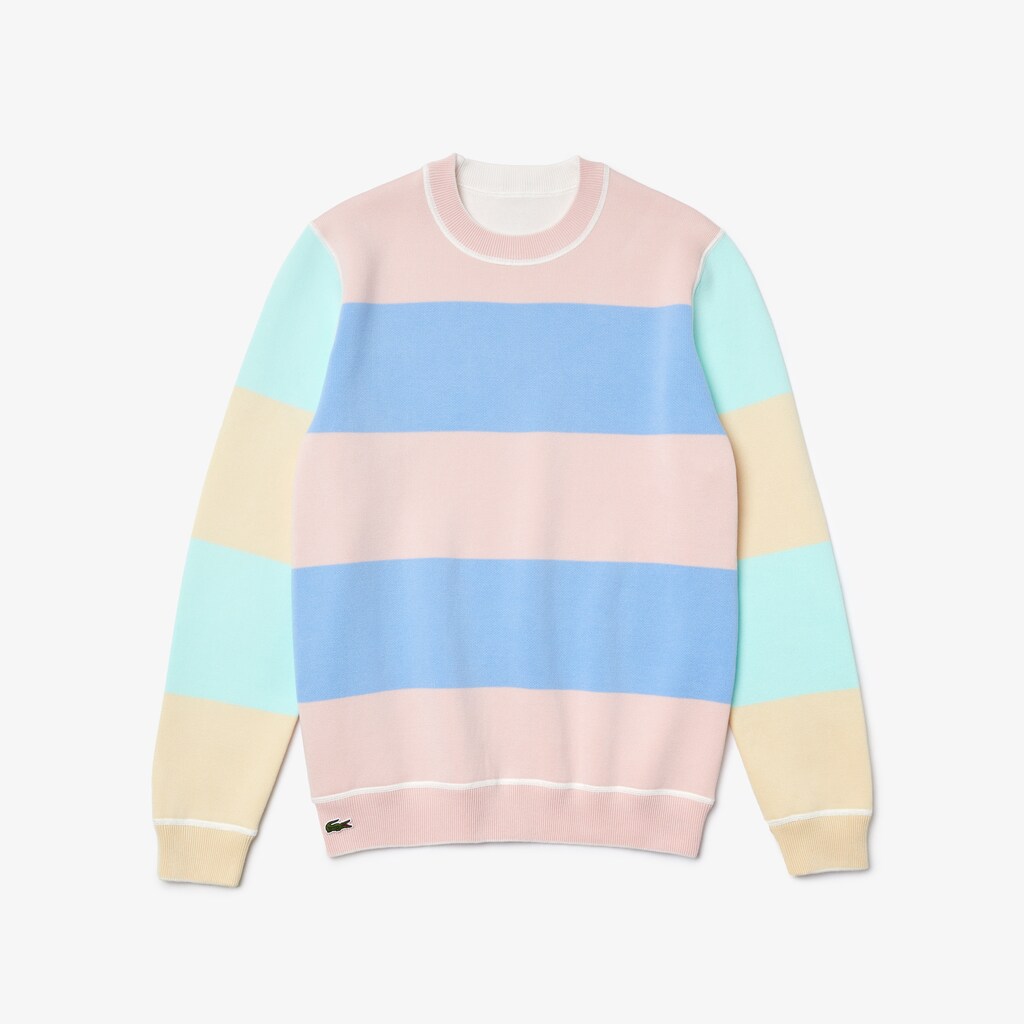 Suéteres Lacoste Masculino Branco LIVE Reversible Cotton OA3-74177K6