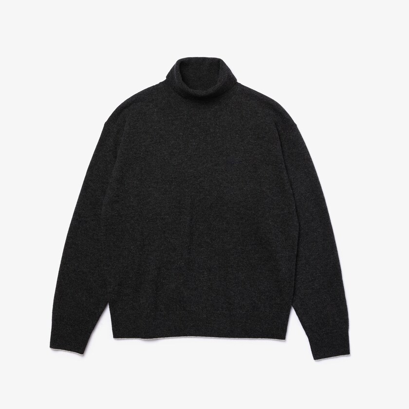 Suéteres Lacoste Feminino Cinzentas Turtleneck Wool IW3-28862T5