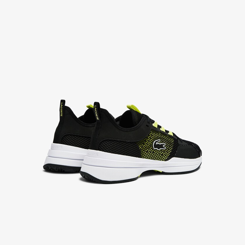 Tenis Lacoste Masculino Pretas Luz Amarelas AG-LT 21 Textile WF6-41014J9