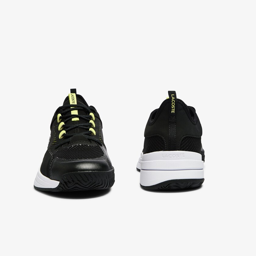 Tenis Lacoste Masculino Pretas Luz Amarelas AG-LT 21 Textile WF6-41014J9