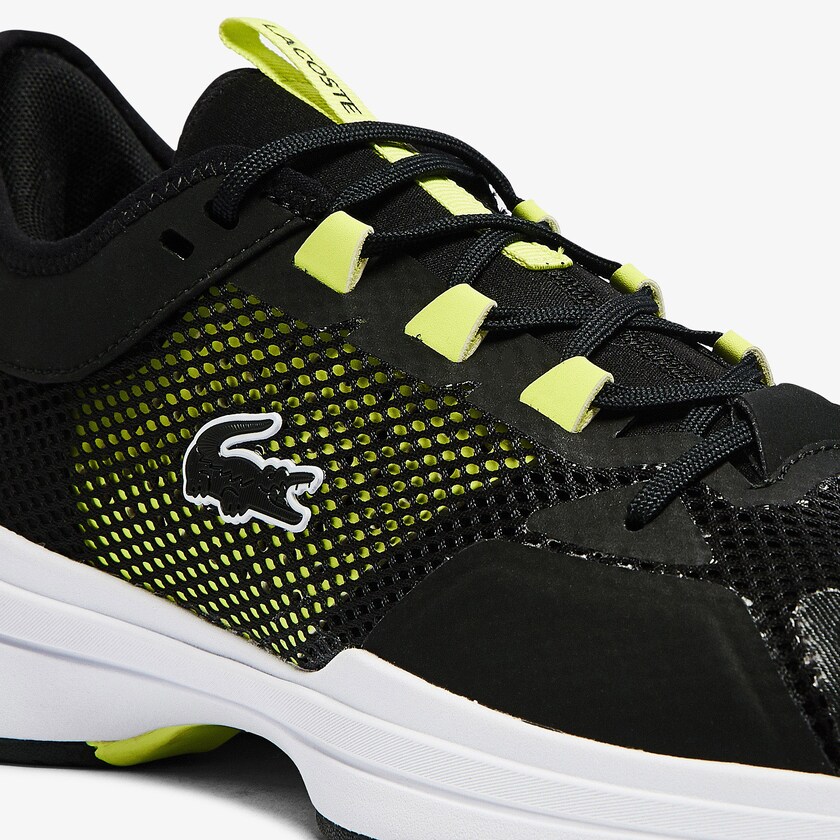Tenis Lacoste Masculino Pretas Luz Amarelas AG-LT 21 Textile WF6-41014J9