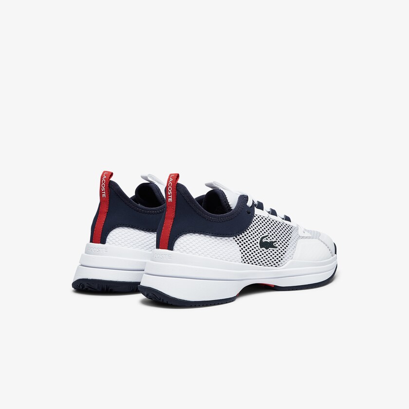 Tenis Lacoste Feminino Branco Coral AG-LT 21 Textile and Synthetic NQ4-67056L9