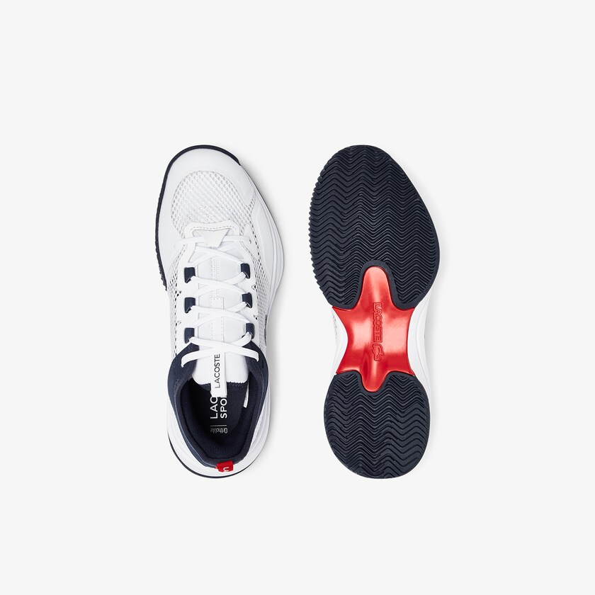 Tenis Lacoste Feminino Branco Coral AG-LT 21 Textile and Synthetic NQ4-67056L9