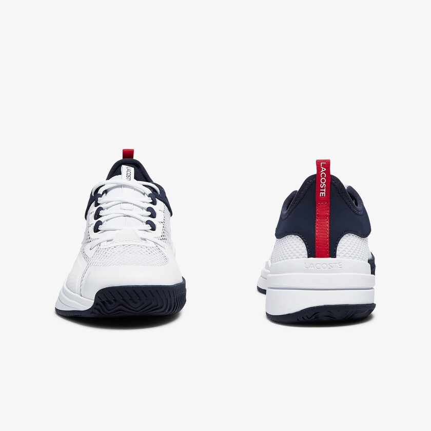 Tenis Lacoste Feminino Branco Coral AG-LT 21 Textile and Synthetic NQ4-67056L9