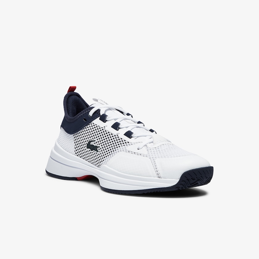 Tenis Lacoste Feminino Branco Coral AG-LT 21 Textile and Synthetic NQ4-67056L9