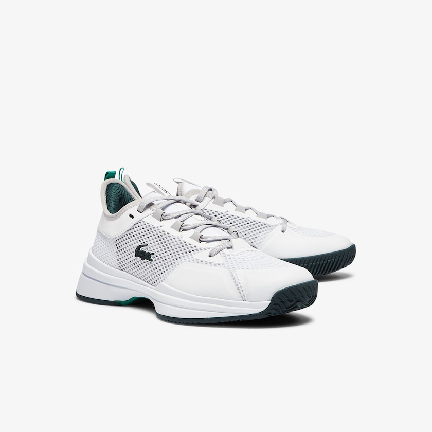 Tenis Lacoste Feminino Branco Verdes AG-LT 21 Textile and Synthetic ZT6-98169E9