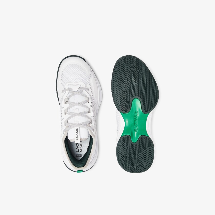 Tenis Lacoste Feminino Branco Verdes AG-LT 21 Textile and Synthetic ZT6-98169E9