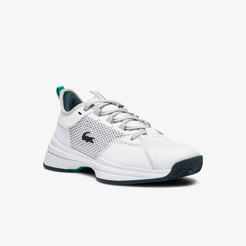 Tenis Lacoste Feminino Branco Verdes AG-LT 21 Textile and Synthetic ZT6-98169E9
