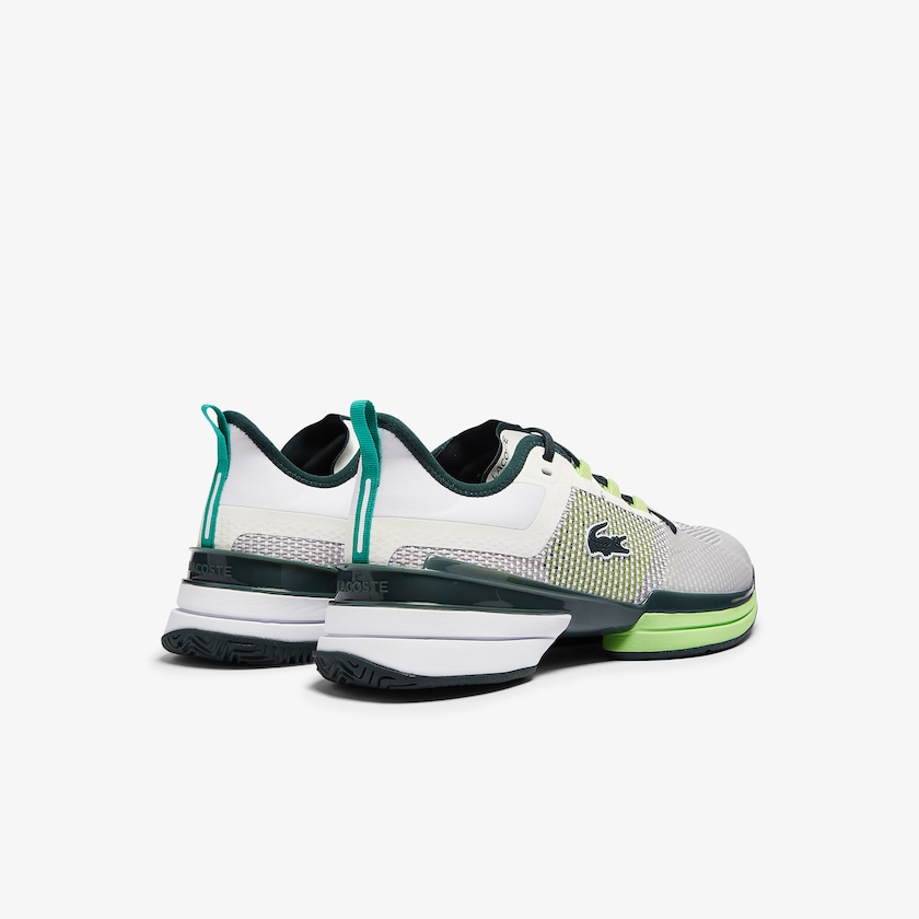Tenis Lacoste Masculino Branco Verdes AG-LT 21 Ultra Textile LA4-65066A2