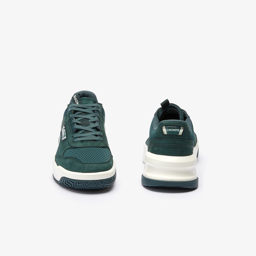 Tenis Lacoste Masculino Verdes Escuro Branco Ace Lift Bicolour Leather HW0-59265V9