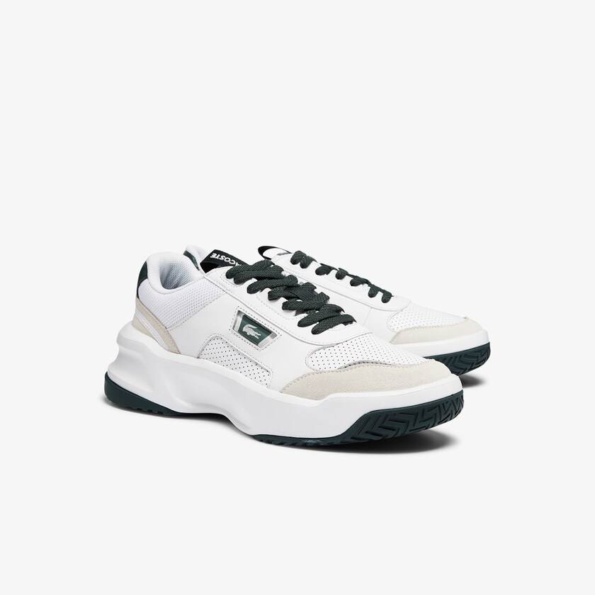 Tenis Lacoste Masculino Branco Ace Lift Colourblock Leather Reflective AU8-94849V9