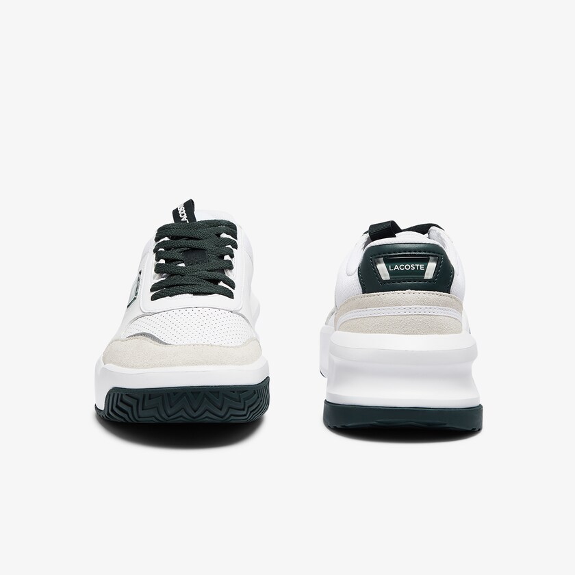 Tenis Lacoste Masculino Branco Ace Lift Colourblock Leather Reflective AU8-94849V9
