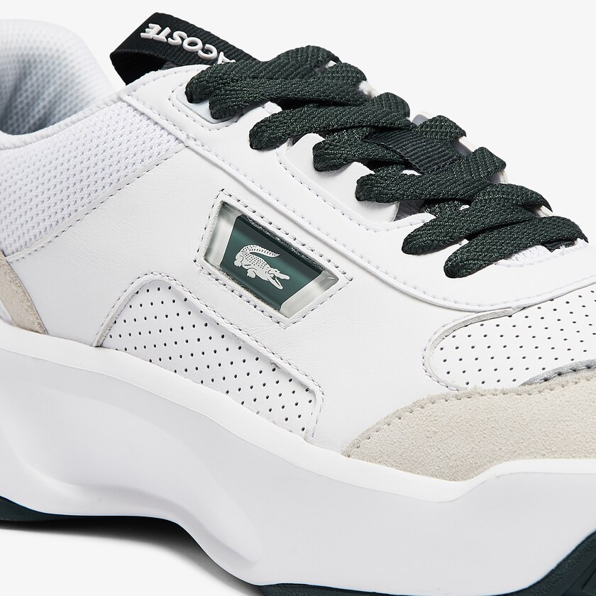 Tenis Lacoste Masculino Branco Ace Lift Colourblock Leather Reflective AU8-94849V9