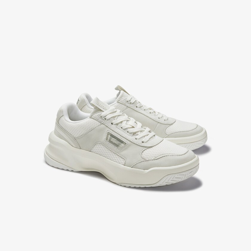 Tenis Lacoste Feminino Branco Branco Ace Lift Colourblock Leather FS5-86168Z8