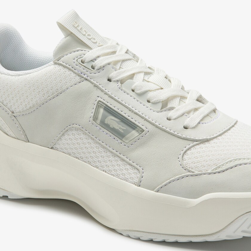 Tenis Lacoste Feminino Branco Branco Ace Lift Colourblock Leather FS5-86168Z8