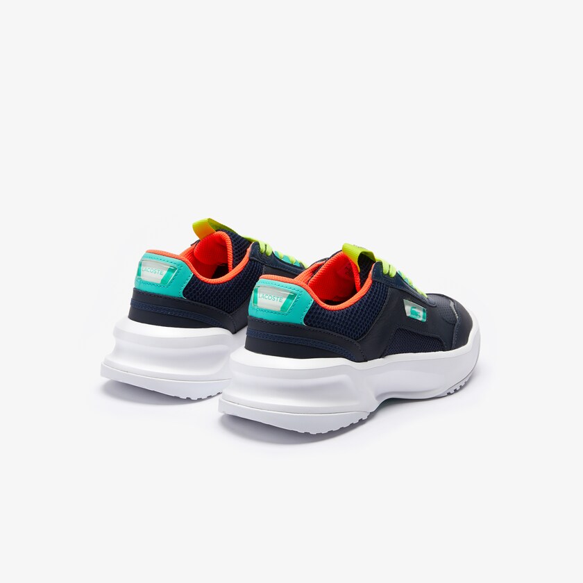 Tenis Lacoste Feminino Azul Marinho Turquesa Ace Lift Leather WU6-56985P9