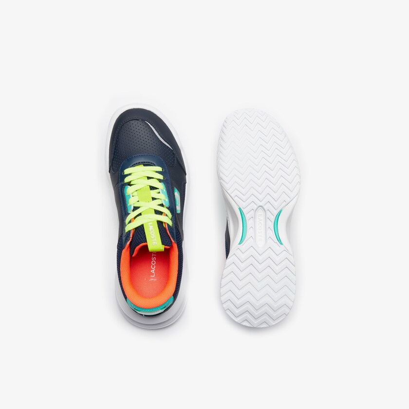 Tenis Lacoste Feminino Azul Marinho Turquesa Ace Lift Leather WU6-56985P9