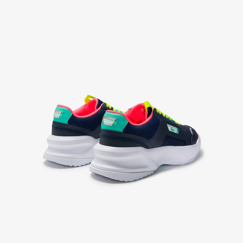 Tenis Lacoste Masculino Azul Marinho Turquesa Ace Lift Leather CW1-83248Z4
