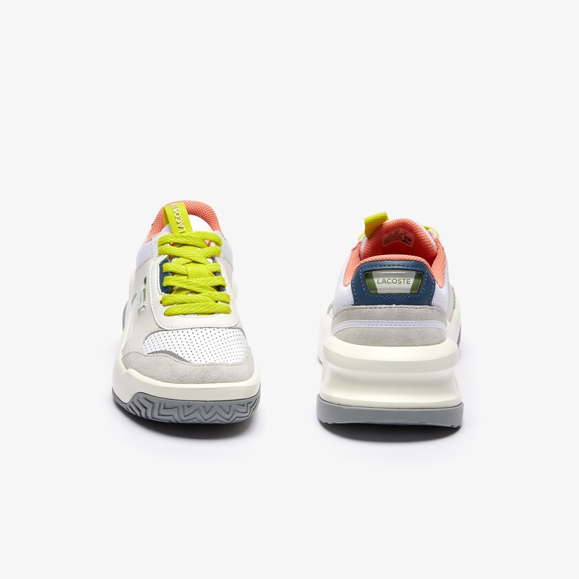 Tenis Lacoste Feminino Branco Luz Cinzentas Ace Lift Leather and Suede IO9-45034S3