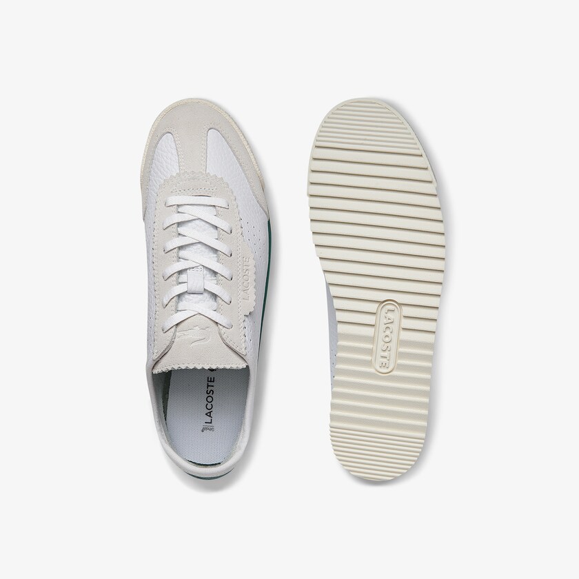 Tenis Lacoste Feminino Branco Ascenta Leather and Suede MC7-55725L8