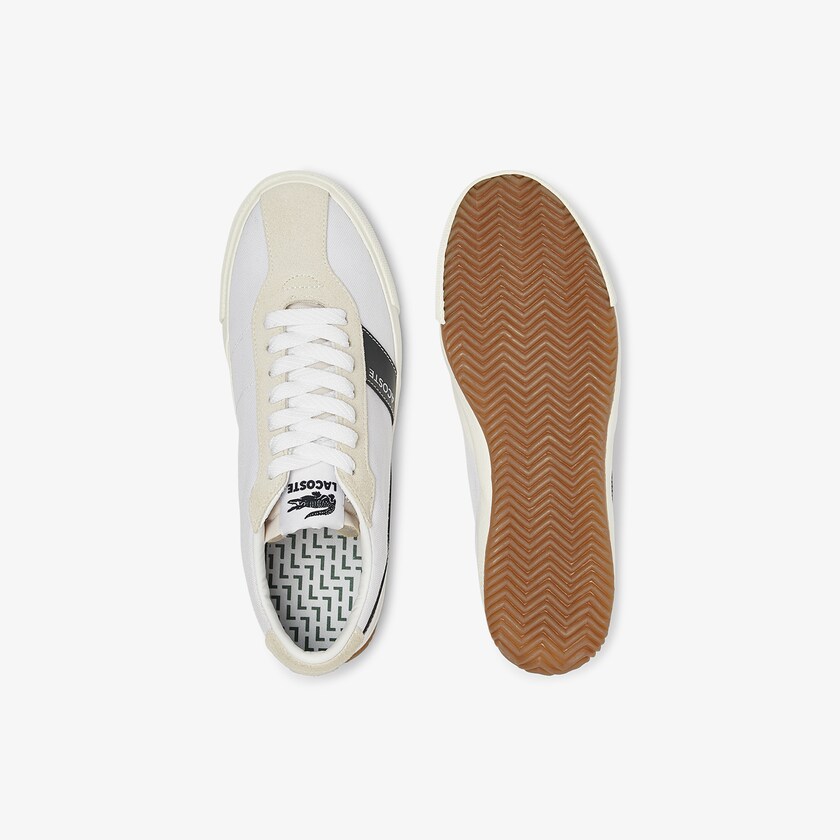 Tenis Lacoste Feminino Branco Ball Net Canvas and Suede IO6-36523K0