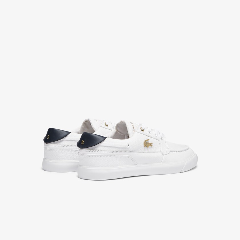 Tenis Lacoste Masculino Branco Bayliss Deck Leather ZK4-48364A0