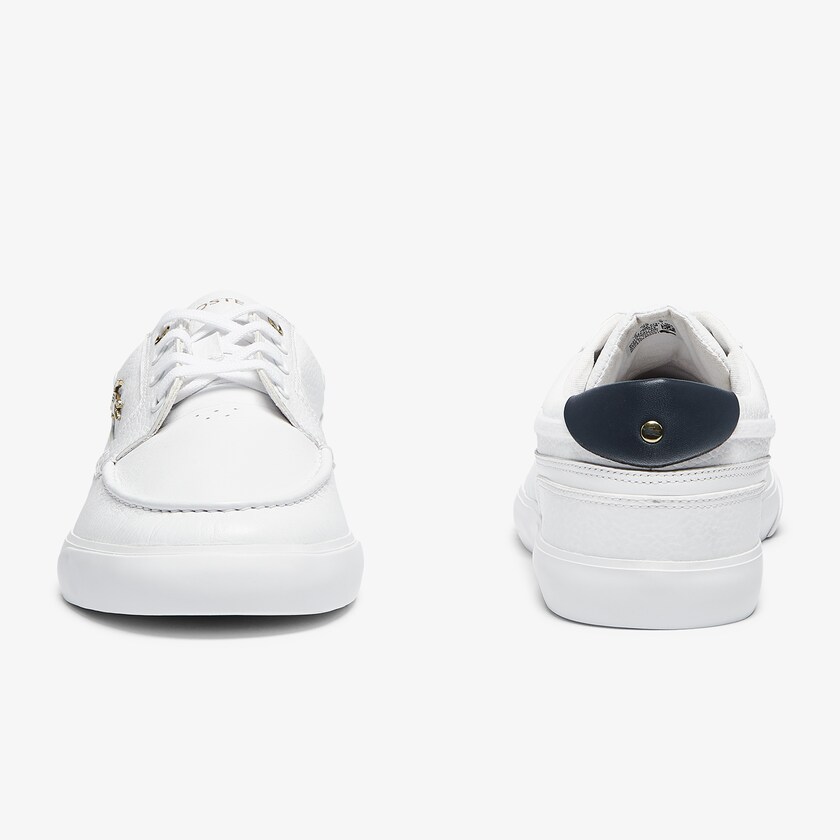 Tenis Lacoste Masculino Branco Bayliss Deck Leather ZK4-48364A0