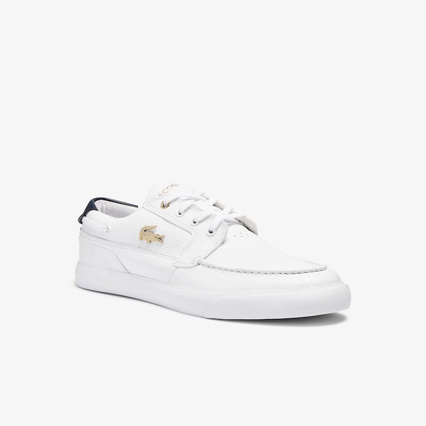 Tenis Lacoste Masculino Branco Bayliss Deck Leather ZK4-48364A0