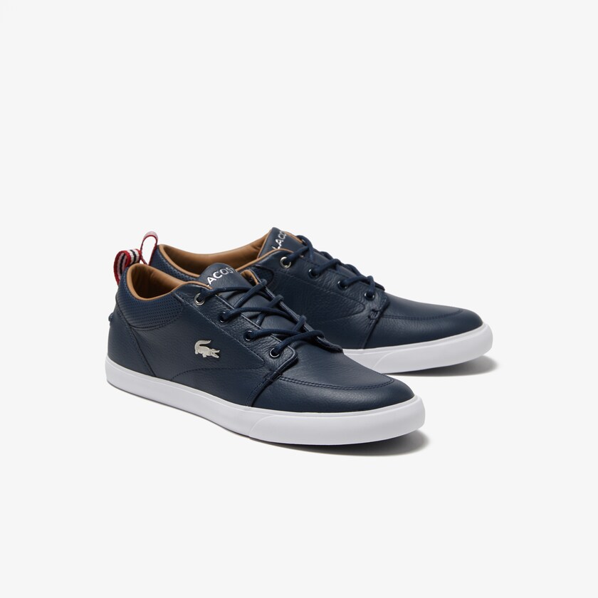 Tenis Lacoste Masculino Azul Marinho Branco Bayliss Sneaker UI0-88298A1