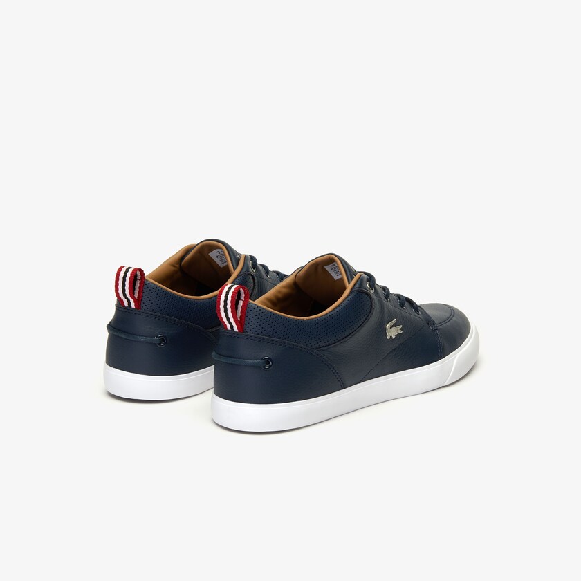 Tenis Lacoste Masculino Azul Marinho Branco Bayliss Sneaker UI0-88298A1