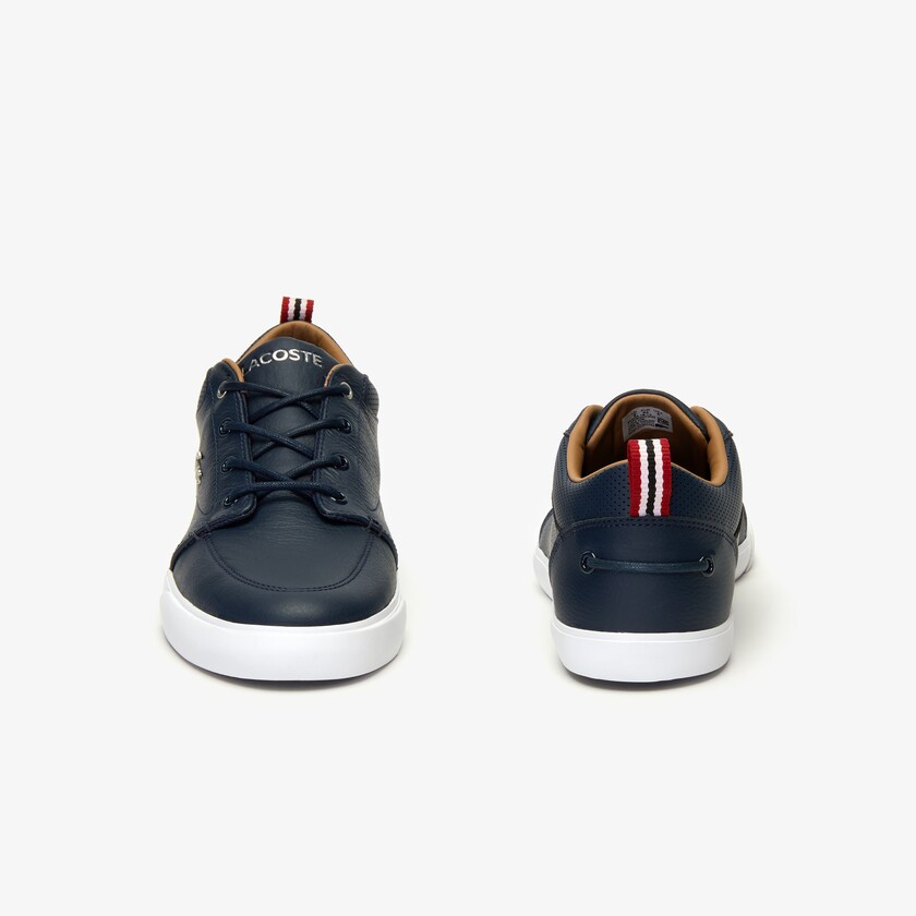 Tenis Lacoste Masculino Azul Marinho Branco Bayliss Sneaker UI0-88298A1