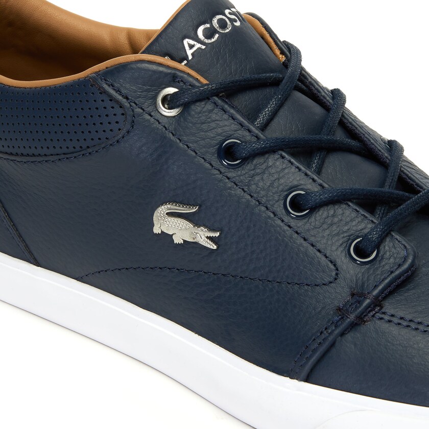 Tenis Lacoste Masculino Azul Marinho Branco Bayliss Sneaker UI0-88298A1