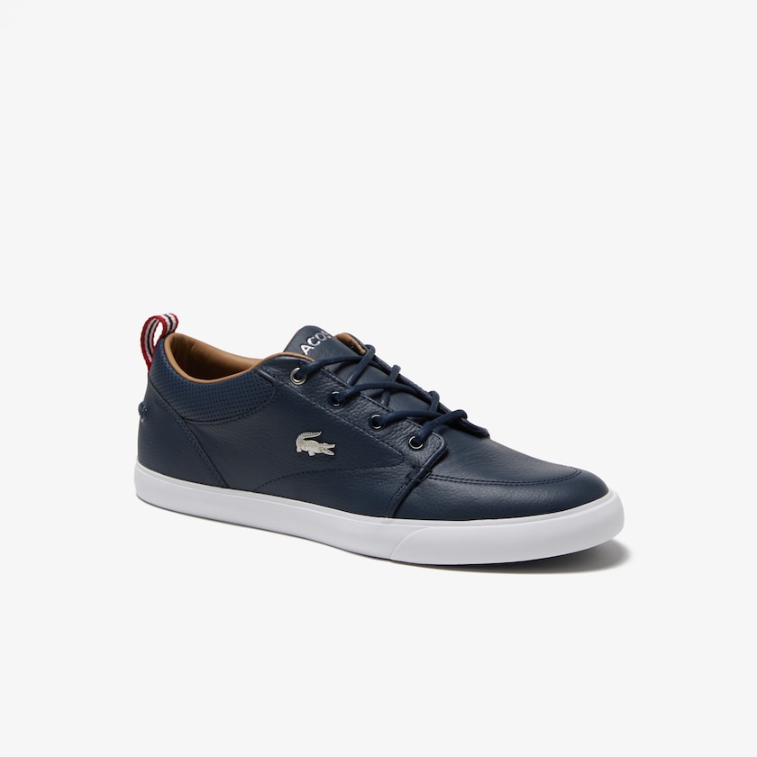 Tenis Lacoste Masculino Azul Marinho Branco Bayliss Sneaker UI0-88298A1