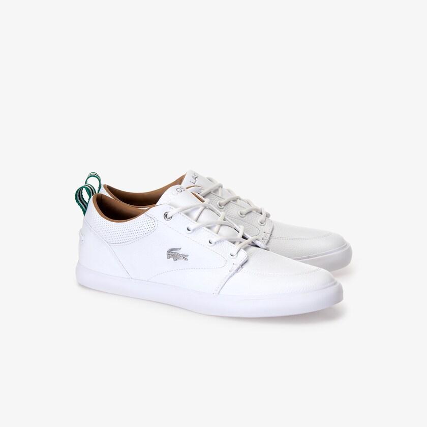 Tenis Lacoste Masculino Branco Branco Bayliss Sneaker YT4-62886T6