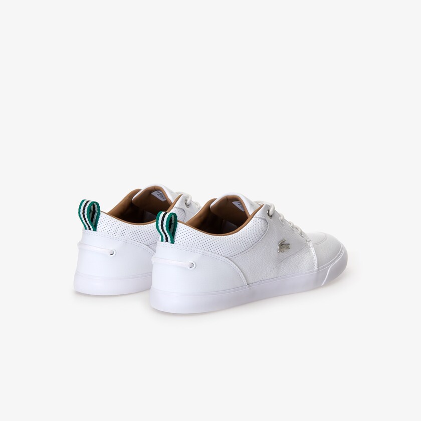 Tenis Lacoste Masculino Branco Branco Bayliss Sneaker YT4-62886T6