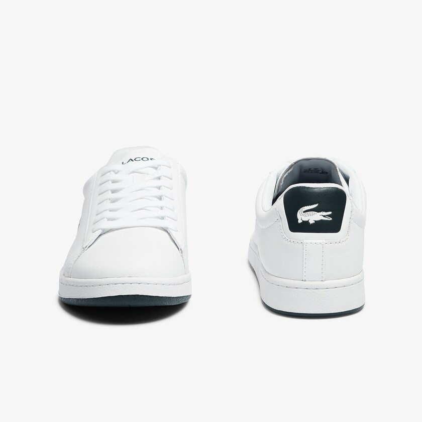 Tenis Lacoste Masculino Branco Carnaby Evo Leather DB6-51685T3