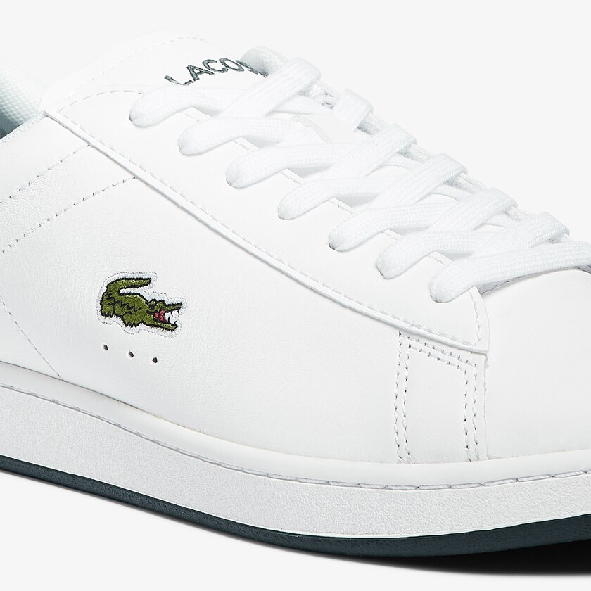 Tenis Lacoste Masculino Branco Carnaby Evo Leather DB6-51685T3