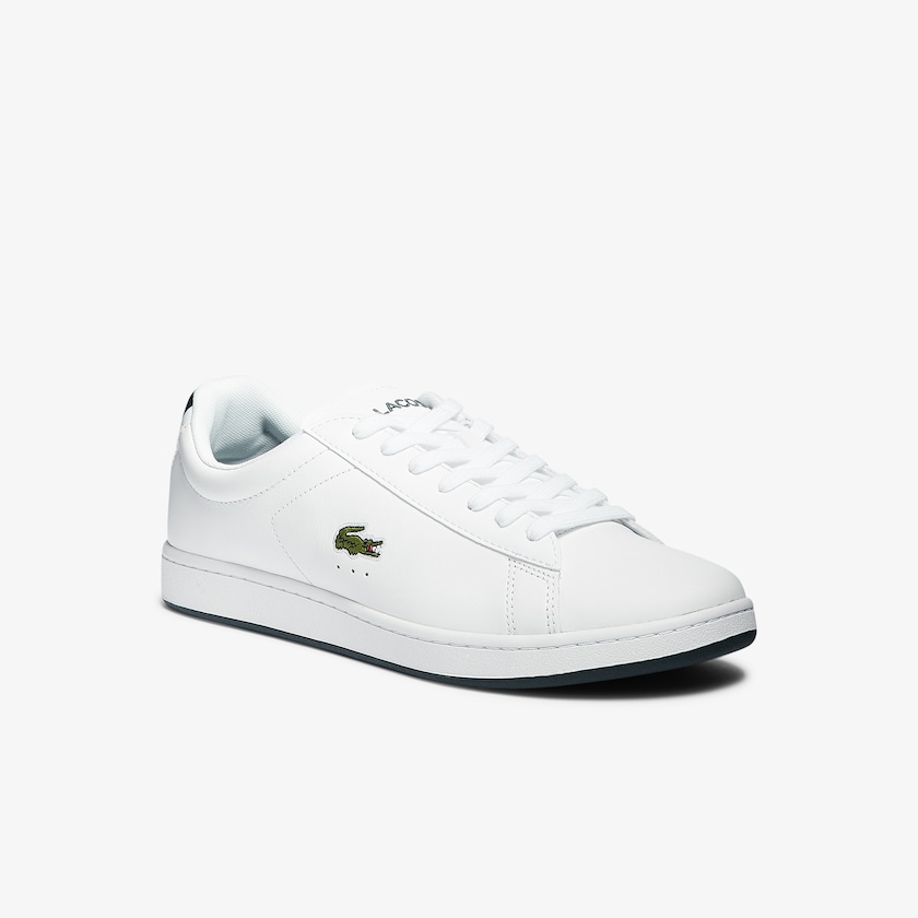Tenis Lacoste Masculino Branco Carnaby Evo Leather DB6-51685T3