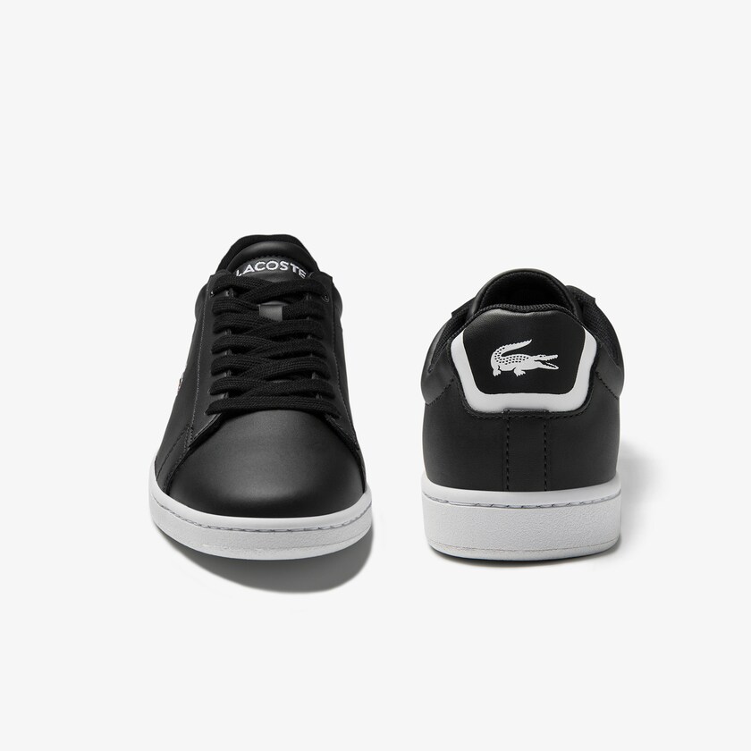 Tenis Lacoste Feminino Pretas Carnaby Evo Mesh-lined Leather XB3-34543I8